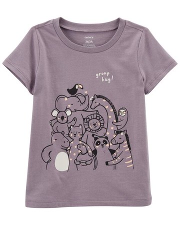 Toddler Zoo Animal Jersey Tee