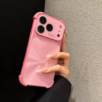 秒變i17系列 矽膠馬卡龍 炫彩極光 四角氣囊防摔殼 用於iPhone17 i16 手機殼 i15 i14 i13 防震