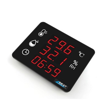 溫/溼度計 LED溫溼度計 室內溫度計 溫度檢測器 壁掛式溫濕度計 濕度測試儀 電子溫濕度計 立式溫度計 190-LEDC3