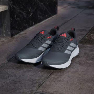 adidas 慢跑鞋 Runfalcon 5 TR 男鞋 黑灰 銀 緩震 運動鞋 愛迪達 JI4084