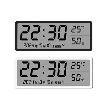 溫溼度電子鐘 【EDSDS】LCD液晶數位電子鐘 大螢幕溫度計濕度計時鐘