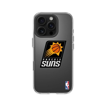 iPhone 16 Pro Clear Case（相機按鈕） 透明 - NBA - Logo-鳳凰城太陽 Phoenix Suns