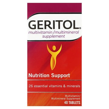 Geritol, 多維生素/多礦物質補劑，40 片