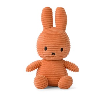荷蘭 BON TON TOYS｜Miffy米菲兔ECO燈芯絨填充玩偶-南瓜 23cm
