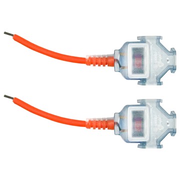 FONG HUA 崶華 2P動力線 附過載開關 不附插頭  15cm  橘色  2條