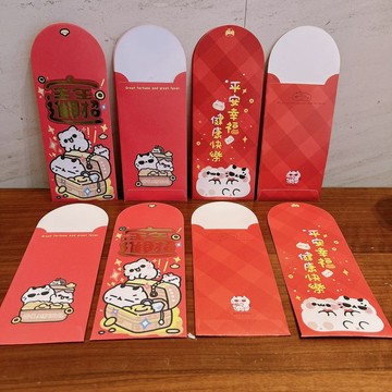 壞喵與毛喵 - 2026紅包袋(五入)招財進寶有3個 平安健康有2個