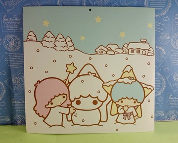 【震撼精品百貨】Little Twin Stars KiKi&LaLa 雙子星小天使~造型卡片_藍白