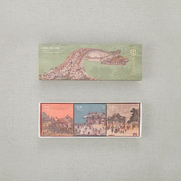 【茶包禮盒】清明上河圖 小日禮盒 | 3盒入 伴手禮/企業贈禮