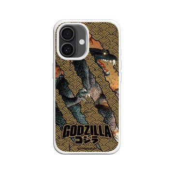 iPhone 16 SolidX 白 - 哥吉拉 Godzilla - 怪獸爪痕