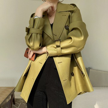 【巴黎精品】現貨+預購 風衣外套防風大衣-秋季薄款高品質雙排扣女外套a1di27