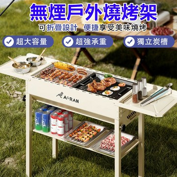 現貨速出 折疊烤肉架 戶外燒烤架 露營BBQ必備 烤肉爐 【手提設計/可拆洗】 碳烤架 中秋烤肉必備