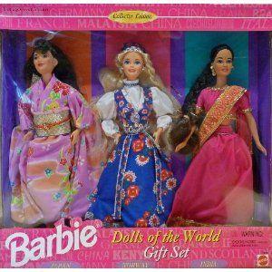 BARBIE DOLLS OF THE WORLD COLLECTION GIFT SET DOLLS 1995