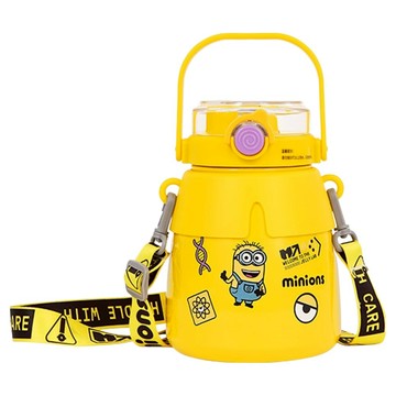 minions 小小兵 快樂雙飲保溫壺 MN-SYH100  1個  小黃人 黃色  880ml