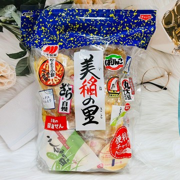 日本 三幸製菓 美稻的里仙貝 美稻の里米果 綜合仙貝 綜合米果 家庭號 270g｜全店$299 全家取貨免運｜領券9折｜APP下單最高再賺22%點數⚡