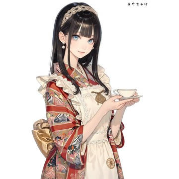 【9 月新品】07-141-0145 人物貼紙 幻想復古浪漫喫茶