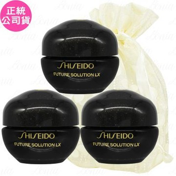 SHISEIDO 資生堂 時空琉璃LX極上御藏晚霜N(6ml)*3旅行袋組(公司貨)
