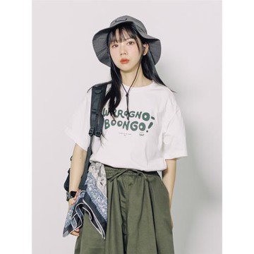 RCDB日系復古字母印花tee短袖