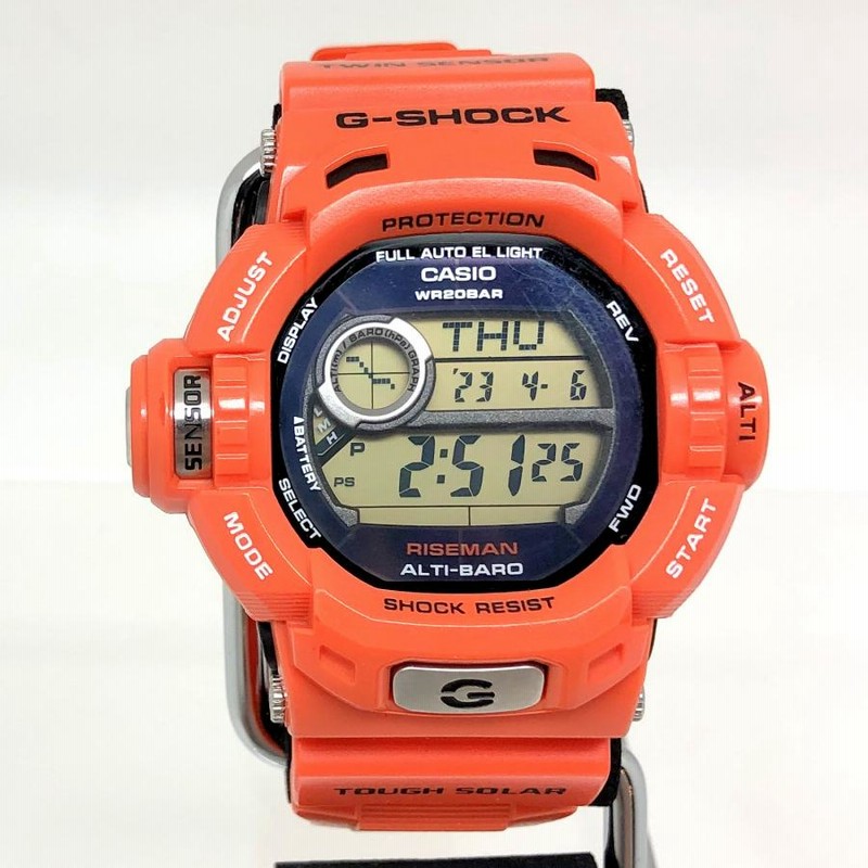 G-SHOCK ジーショック CASIO カシオ 腕時計 G-9200R メンインレスキューオレンジ RISEMAN ライズマン タフソーラー  【ITKIU6OA02RC】 | LINEブランドカタログ