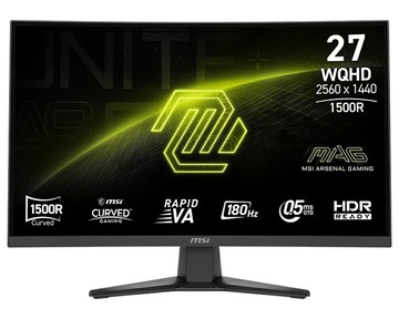 MSI 微星 MAG 275CQF E18 27吋 2K 曲面螢幕 VA 180Hz 電腦螢幕 液晶螢幕