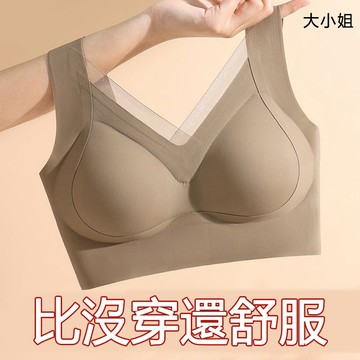 【台灣有貨】大小姐 無痕內衣女聚攏收副乳抹胸美背性感蕾絲運動無鋼圈防下垂文胸罩女
