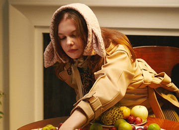 限量 歐式復古 粉色毛茸顆粒感髮帶帽