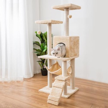 寵物貓爬架貓樹貓抓板跳臺布偶貓金漸層藍貓英短銀漸層用品玩具