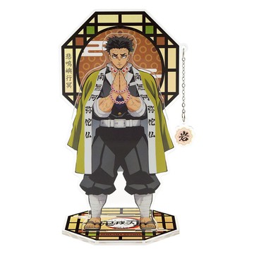 鬼滅之刃L款  悲鳴嶼行冥 岩柱壓克力墜飾立牌組