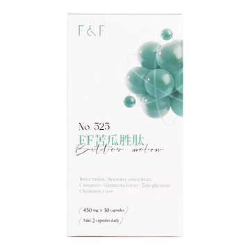 FAST&FREE 苦瓜胜肽膠囊 450mg  30顆  1罐