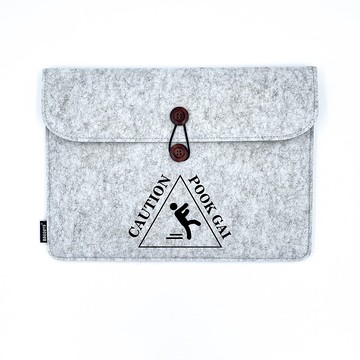 【CAUTION POOK GAI】毛氈電腦袋(13-16吋)