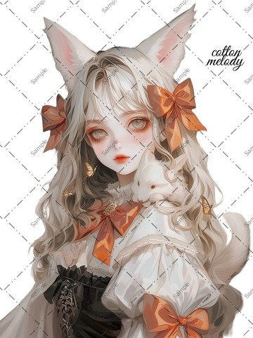 original sticker no.753 人物貼紙 原創貼紙 人物貼紙 女孩貼紙 原創人物貼紙