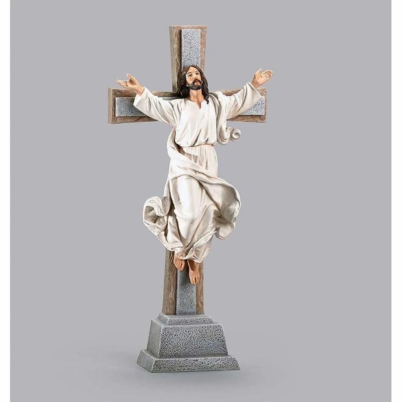 聖ヨセフと神の御子イエス・キリスト像 】カトリック教会 洗礼 （輸入品）