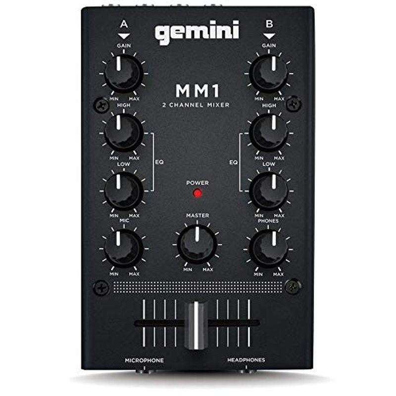 GEMINI DJ ミキサー ポータブル 2ch ステレオミキサー MM1国内正規品