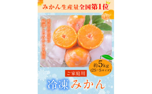 ご家庭用 冷凍みかん 約5kg サンファーム《30日以内に順次出荷(土日祝除く)》和歌山県 紀の川市