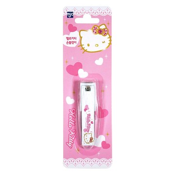 Hello Kitty 凱蒂貓指甲刀 不銹鋼材質彎曲刀口設計  白色  1個