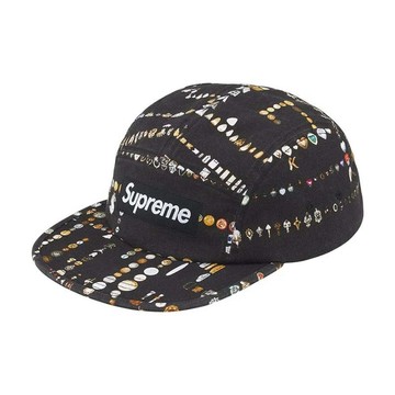 Supreme Mike Kelley Camp Cap 五分割帽 帽子 黑色 SS26H74-MK [台灣現貨]