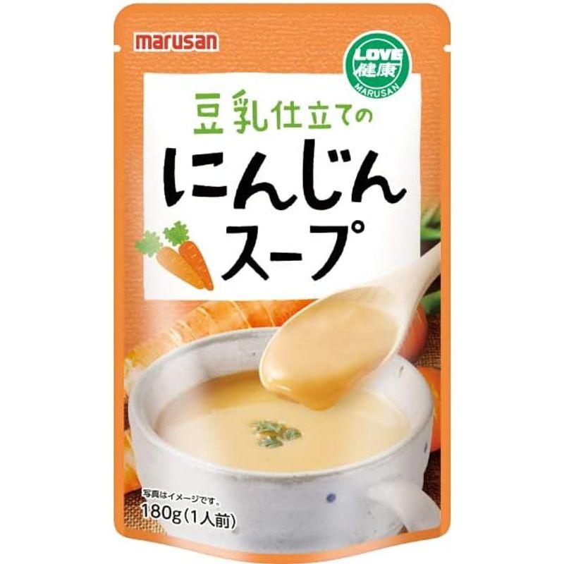 ベジタブルハート マルサンアイ 豆乳仕立てのかぼちゃスープ180g・にんじんスープ180g・とうもろこしスープ180g・じゃがいもスープ18