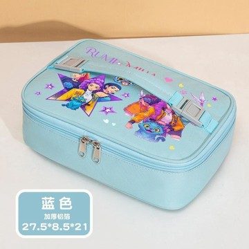 【臺灣-出貨】KPOP獵魔女團保溫袋學生飯盒袋可愛保溫手提鋁箔便攜上班帶飯兜LSPQJ