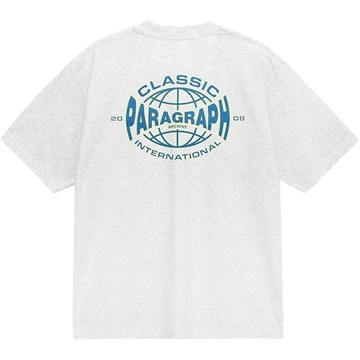 【PARAGRAPH】S13 NO.76 SQUEEZE LOGO TEE 擠壓文字 短T (GREY 灰色)