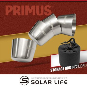 PRIMUS Shot Glass 0.1L 不鏽鋼杯4入 741540.露營隨行杯 不鏽鋼小杯 不銹鋼啤酒杯 飲料杯 環保杯