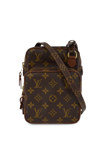 Louis Vuitton Pre-Owned - x Comme des Garçons 2008 Sac 2 Poches crossbody bag - women - Canvas - One Size - Brown