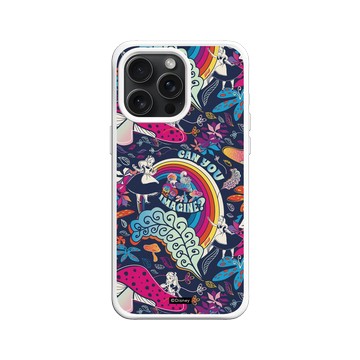 iPhone 15 Pro Max SolidX 白 - 迪士尼-經典系列 Disney Classics - 愛麗絲夢遊仙境 Alice au pays des merveilles - Motif rétro
