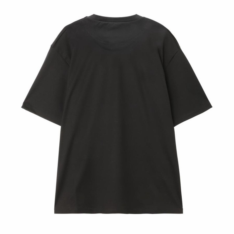 プラダ PRADA クルーネック半袖Tシャツ ブラック メンズ ujn837-s231