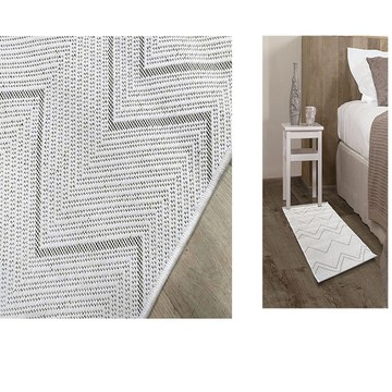 范登伯格 [范登伯格] 爵士 類亞麻室內外地毯/踏墊- 都會 60x110cm