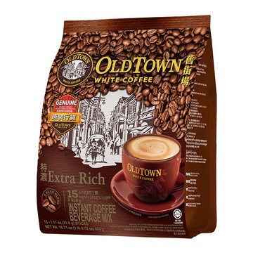 OLDTOWN WHITE COFFEE 舊街場白咖啡 3合1特濃白咖啡  31.6g  15條  1袋