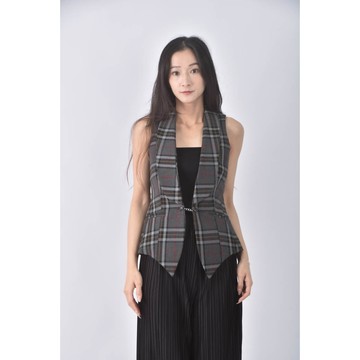 (XS（含）以下) imperial無袖背心灰色外套二手衣