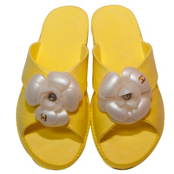 K-Shinwoo EVA花朵室內拖鞋  1個  黃色  250mm