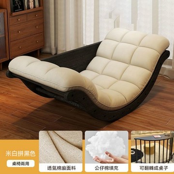OSLE 搖椅香蕉沙發躺椅搖搖多功能單人兩用客廳陽臺沙發椅家用休閑懶人
