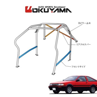 OKUYAMA オクヤマ DASH ロールバー スチール製 レビン/トレノ AE86