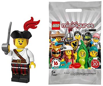 LEGO 樂高 迷你手辦 系列 20 女海賊 Pirate Girl 【71027-5】