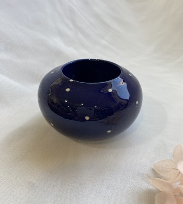 【好日戀物】德國經典藍釉陶瓷燭台裝飾幸福感儀式感禮物